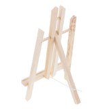 Maxbell Tabletop Easels, Wood Easel, Mini Easels for Tabletop Painting, Standing Easel, Diaplay Canvas Paintings 30x16cm