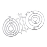 Maxbell Silver Balloon Cutting Dies Stencil for DIY Scrapbooking Paper Card Embossing Craft