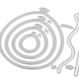 Maxbell Silver Balloon Cutting Dies Stencil for DIY Scrapbooking Paper Card Embossing Craft
