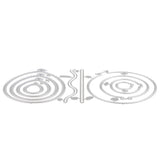 Maxbell Silver Balloon Cutting Dies Stencil for DIY Scrapbooking Paper Card Embossing Craft