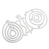 Maxbell Silver Balloon Cutting Dies Stencil for DIY Scrapbooking Paper Card Embossing Craft