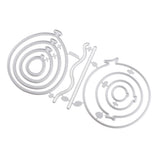 Maxbell Silver Balloon Cutting Dies Stencil for DIY Scrapbooking Paper Card Embossing Craft