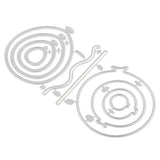 Maxbell Silver Balloon Cutting Dies Stencil for DIY Scrapbooking Paper Card Embossing Craft