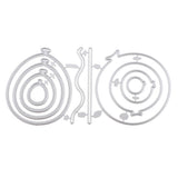 Maxbell Silver Balloon Cutting Dies Stencil for DIY Scrapbooking Paper Card Embossing Craft