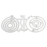 Maxbell Silver Balloon Cutting Dies Stencil for DIY Scrapbooking Paper Card Embossing Craft