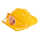 Maxbell Kid Pretend Play Fireman Safety Helmet Firefighter Hat Costume Party Role Playing Toy –Yellow