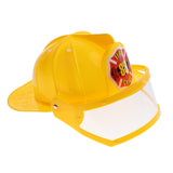 Maxbell Kid Pretend Play Fireman Safety Helmet Firefighter Hat Costume Party Role Playing Toy –Yellow