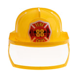 Maxbell Kid Pretend Play Fireman Safety Helmet Firefighter Hat Costume Party Role Playing Toy –Yellow