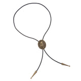 Maxbell Bronze Wolf Head Native American Bolo Ties Western Cowboy Necktie Bootlace Tie Wonderful Gift