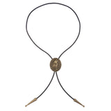 Maxbell Bronze Wolf Head Native American Bolo Ties Western Cowboy Necktie Bootlace Tie Wonderful Gift