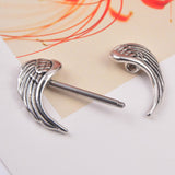 Maxbell 1 Pair Angel Wings 14 Gauge Nipple Ring Bar Shields Body Jewelry Charms