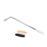 Maxbell Chrome 5mm Thread Tremolo Arm Whammy Bar with 3pcs Tips for Fender Strat Standard Guitar