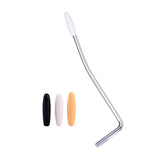 Maxbell Chrome 5mm Thread Tremolo Arm Whammy Bar with 3pcs Tips for Fender Strat Standard Guitar