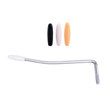 Maxbell Chrome 5mm Thread Tremolo Arm Whammy Bar with 3pcs Tips for Fender Strat Standard Guitar