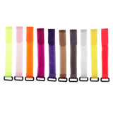 Maxbell 10pcs/lot 20cm Fishing Rod Belts Nylon Reusable Fishing Rod Tie Strap Holder