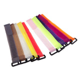 Maxbell 10pcs/lot 20cm Fishing Rod Belts Nylon Reusable Fishing Rod Tie Strap Holder