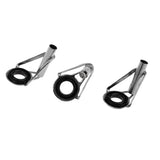 Maxbell 80Pcs/box Heavy Duty Sea Boat Fishing Rod Guides Top Tips Pole Rod Eye Rings, 10 Mixed Sizes