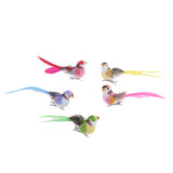 Maxbell 12pcs Magpie Lifelike Artificial Feathered Foam Bird for Displays, Crafting and More