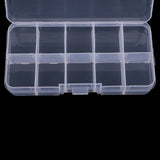 Maxbell 10 Cell Empty Bobbins Spool Box Sewing Machine Bobbin Case Organizer Storage