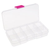Maxbell 10 Cell Empty Bobbins Spool Box Sewing Machine Bobbin Case Organizer Storage
