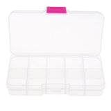 Maxbell 10 Cell Empty Bobbins Spool Box Sewing Machine Bobbin Case Organizer Storage