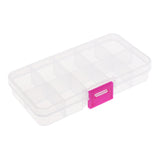 Maxbell 10 Cell Empty Bobbins Spool Box Sewing Machine Bobbin Case Organizer Storage