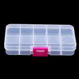 Maxbell 10 Cell Empty Bobbins Spool Box Sewing Machine Bobbin Case Organizer Storage