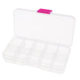 Maxbell 10 Cell Empty Bobbins Spool Box Sewing Machine Bobbin Case Organizer Storage
