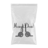 Maxbell Couple of Luggage Repair Caster Wheels Replacement for Suitcase Black D011