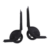 Maxbell Couple of Luggage Repair Caster Wheels Replacement for Suitcase Black D011