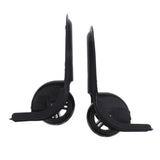 Maxbell Couple of Luggage Repair Caster Wheels Replacement for Suitcase Black D011