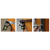 Maxbell Combination Square and Protractor 12-Inch 300mm Metal Right Angle Ruler Adjustable Tools