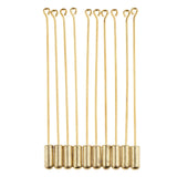 Maxbell 10 Piece 7.1cm Long Needle Plug Lapel Stick Hat Scarf Brooch Boutonniere Pin