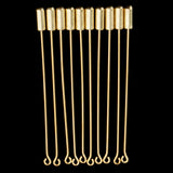 Maxbell 10 Piece 7.1cm Long Needle Plug Lapel Stick Hat Scarf Brooch Boutonniere Pin