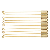 Maxbell 10 Piece 7.1cm Long Needle Plug Lapel Stick Hat Scarf Brooch Boutonniere Pin