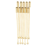 Maxbell 10 Piece 7.1cm Long Needle Plug Lapel Stick Hat Scarf Brooch Boutonniere Pin