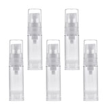 Maxbell 5x 5ml Clear Vacuum Pump Bottle Cosmetic Lotions Container Tubes Dispenser