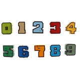 Maxbell Pack of 10 Numbers Armour Team Transforming Robot Toy Kids Party Bag Fillers - 0-9