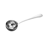 Maxbell Measuring Spoons -304 Stainless Steel (18/8) Perfect for Baking and Cooking with Engraving US And Metric Measurement, with Handle