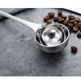 Maxbell Measuring Spoons -304 Stainless Steel (18/8) Perfect for Baking and Cooking with Engraving US And Metric Measurement, with Handle