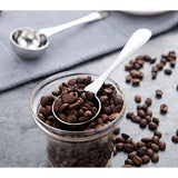 Maxbell Measuring Spoons -304 Stainless Steel (18/8) Perfect for Baking and Cooking with Engraving US And Metric Measurement, with Handle