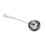 Maxbell Measuring Spoons -304 Stainless Steel (18/8) Perfect for Baking and Cooking with Engraving US And Metric Measurement, with Handle