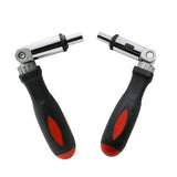 Maxbell Ratchet Screwdriver Flat Double-end Screw Driver Hand Tools Home Garden Tool
