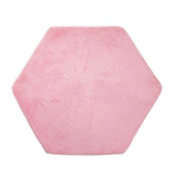 Maxbell Hexagonal Soft Plush Kids/Baby Playhouse Tent Carpet Children Bedroom Floor Cushion - Pink