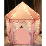 Maxbell Hexagonal Soft Plush Kids/Baby Playhouse Tent Carpet Children Bedroom Floor Cushion - Pink