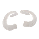 Maxbell Artificial Ram Horns Costume Gothic Style Hair Headband Hoop DIY Accessory C