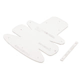 Maxbell 2 Pieces Acrylic Mini Wallet Coin Purse Pattern Template Stencil DIY Leather Hand Craft 60x70mm