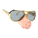 Maxbell Funny Piggy Nose Sunglasses Snout Eyewear Party Fancy Dress Props for Kids Adults