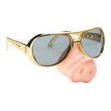 Maxbell Funny Piggy Nose Sunglasses Snout Eyewear Party Fancy Dress Props for Kids Adults