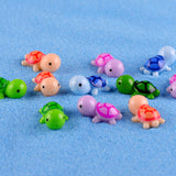 Maxbell 5pcs Miniature Garden Ornaments，Miniature Ornaments Decor, Cute Turtle